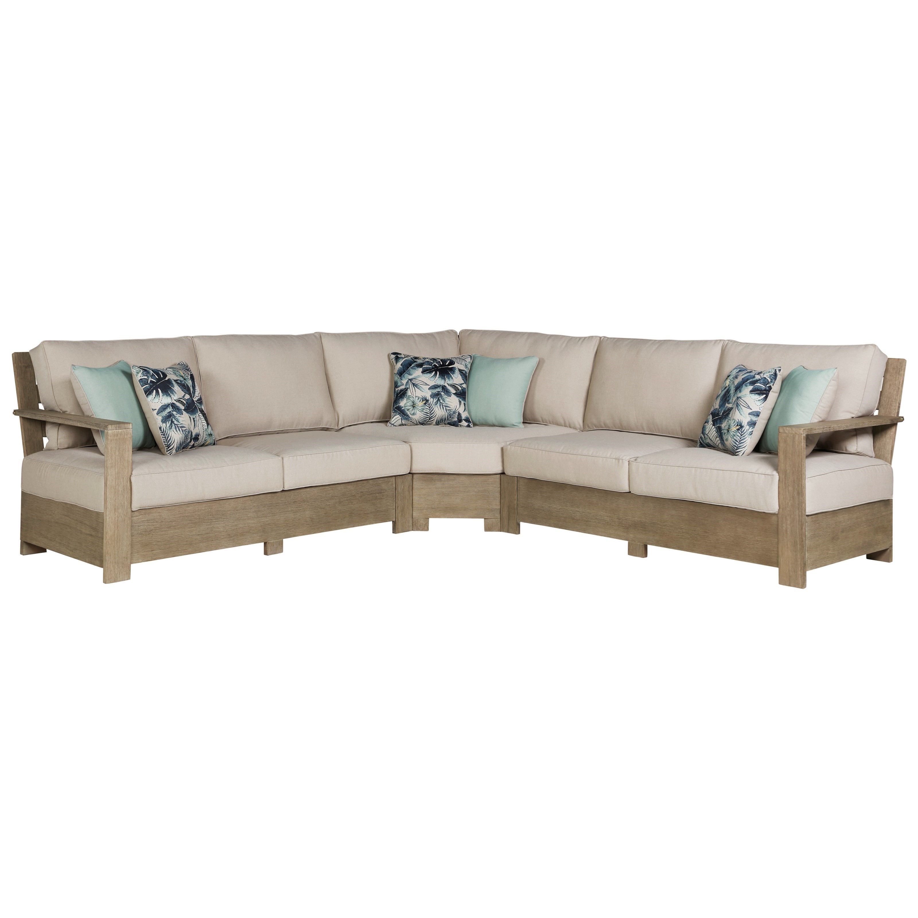 Signature Design by Ashley Silo Point 3-Piece Outdoor Sectional